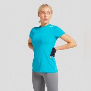 Gymshark Training Tee, Teal/Blue, Size S